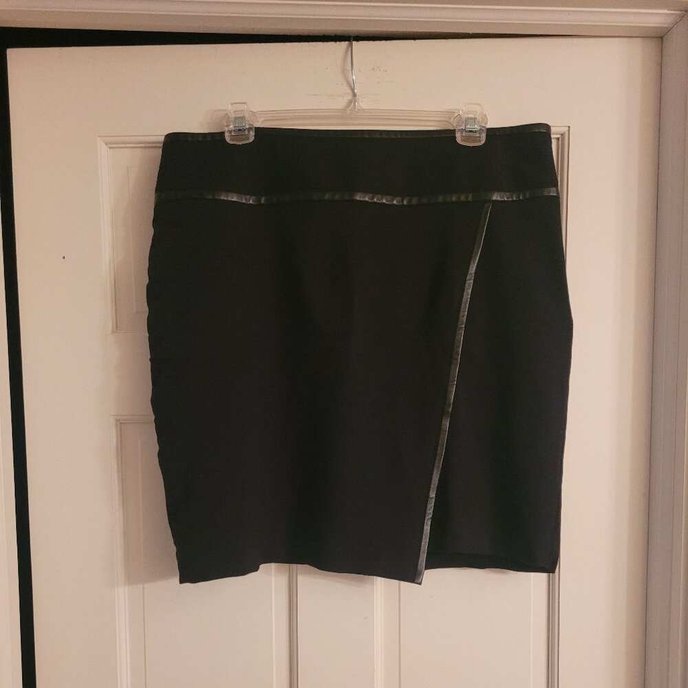 White House | Black Market Faux Wrap Shirt, Size 14
